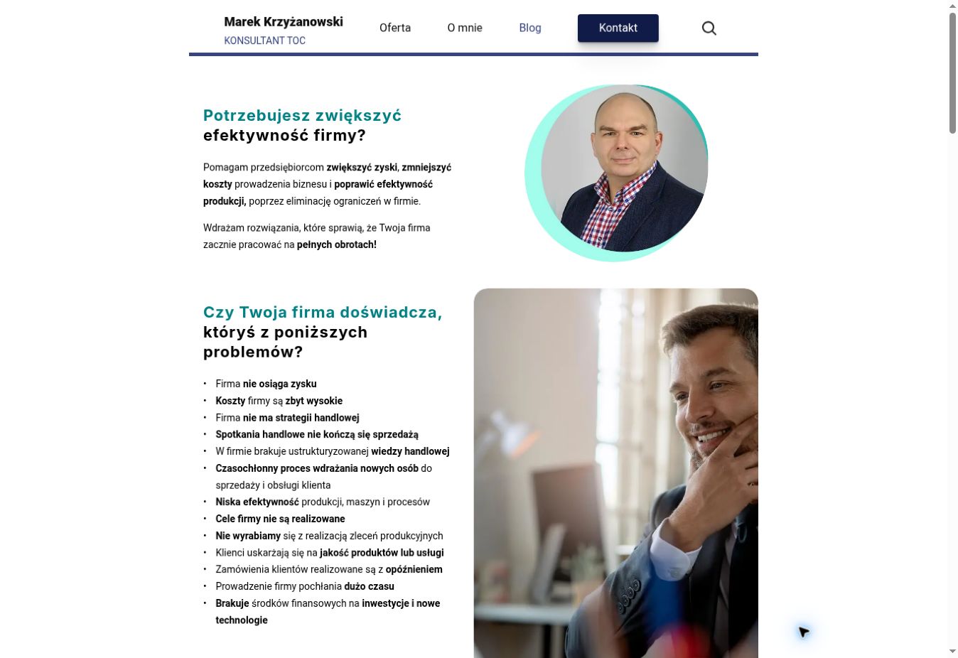 Marek Krzyżanowski – doradztwo biznesowe oparte na Teorii Ograniczeń