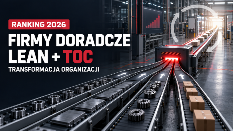 Ranking firm doradczych Lean i TOC stosujących oba podejścia w transformacji organizacji